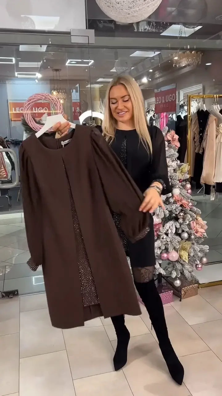 Pidulik kleit kaeluse ja paelustega