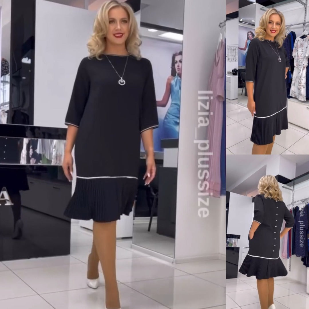 Klassikaline must kleit