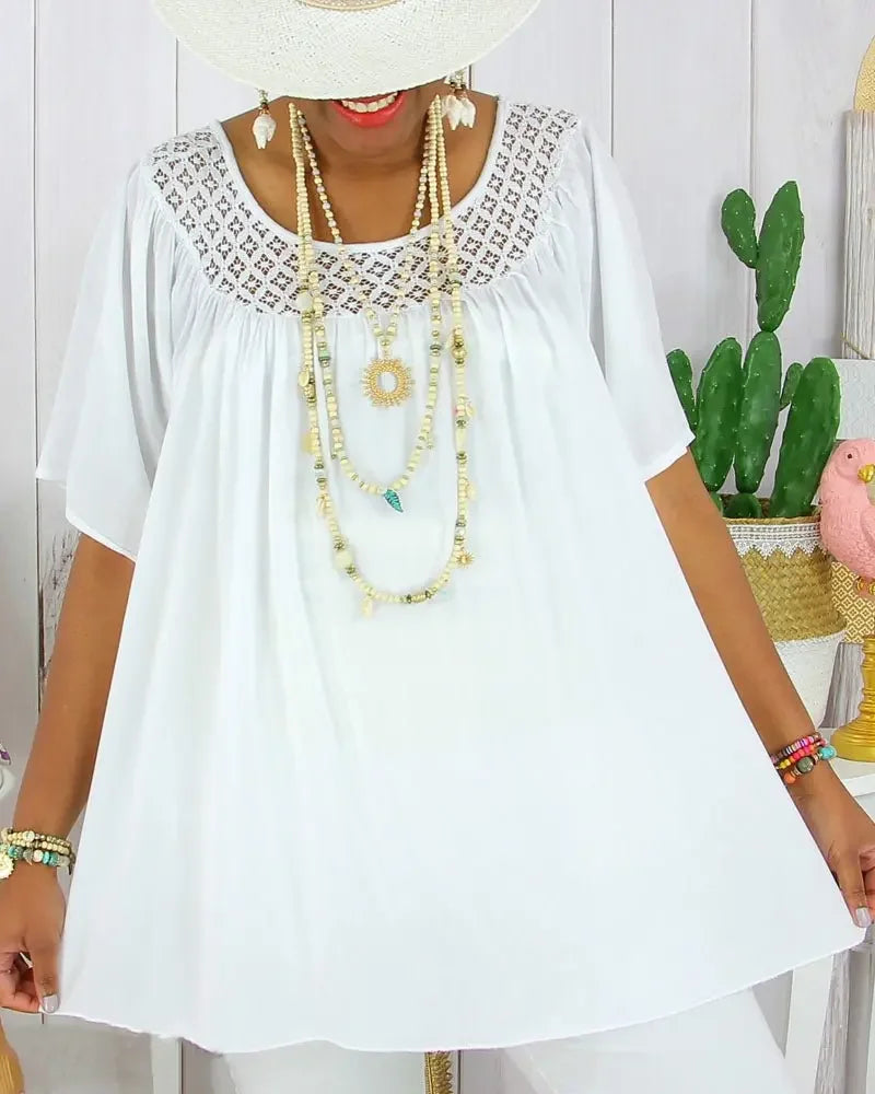 Naistes särk pitsiga (saadaval suurtes suurustes)