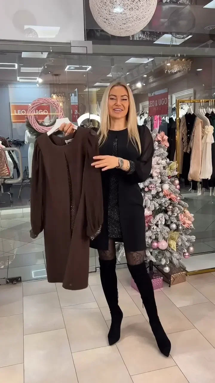 Pidulik kleit kaeluse ja paelustega