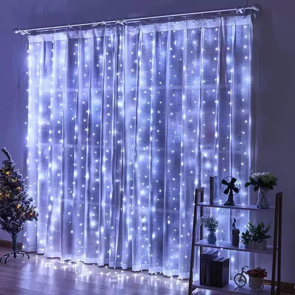 🎄Christmas müük💡300 LED jõuluvalgus kardinad