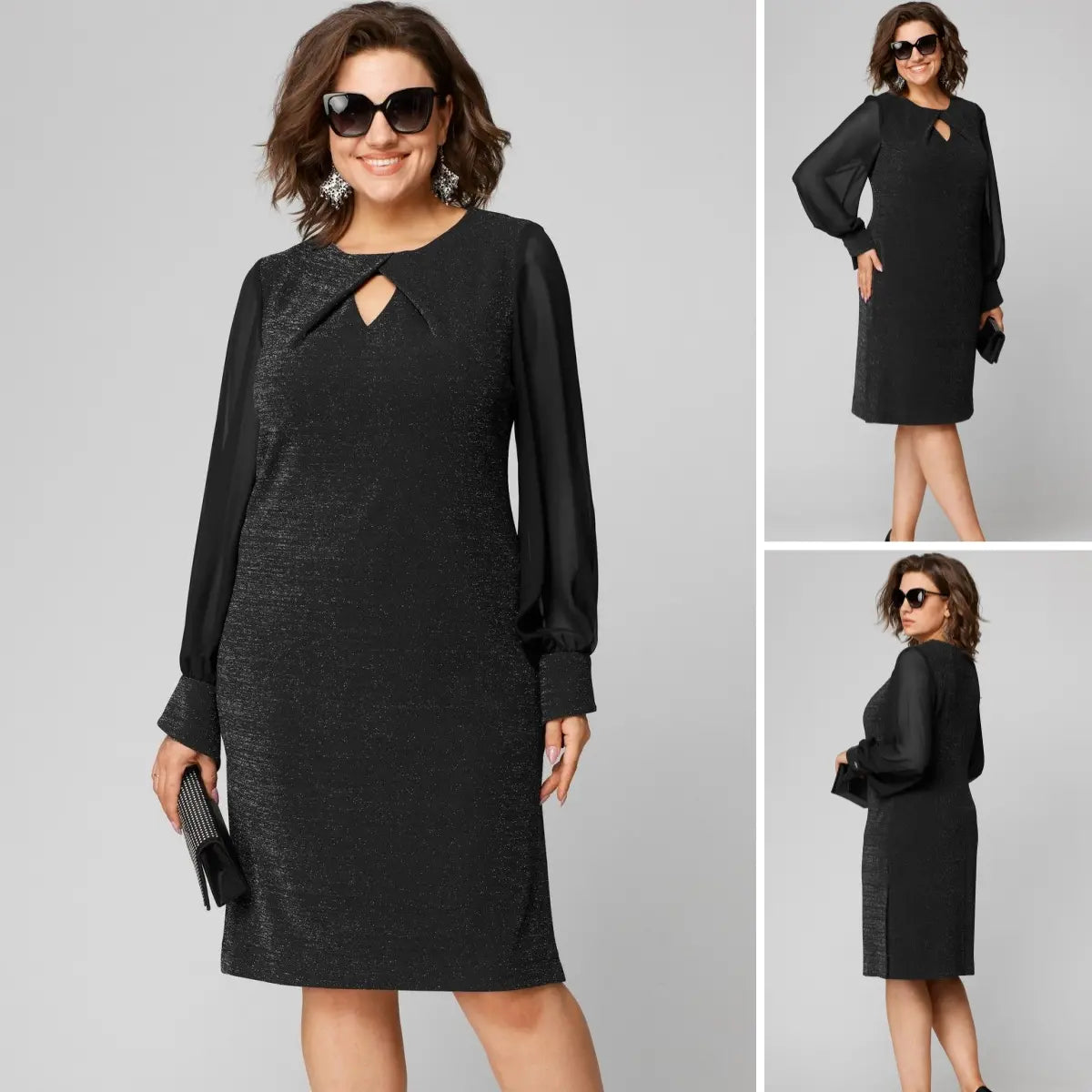 Naiste läikiv kleit