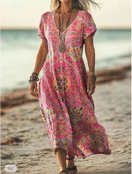 Suviselt õhuline, lillemustriga kleit