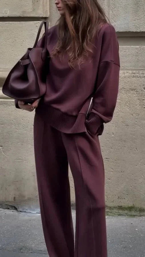 Moodne kõrge kaelusega vabaaja riietus